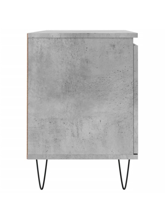 TV skříňka betonově šedá 104 x 35 x 50 cm kompozitní dřevo