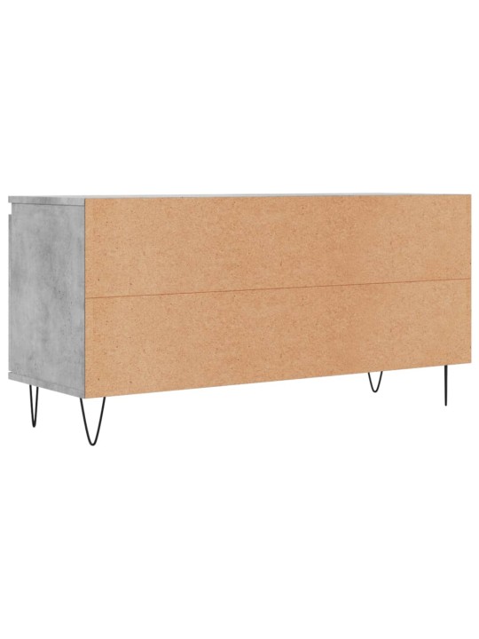 TV skříňka betonově šedá 104 x 35 x 50 cm kompozitní dřevo