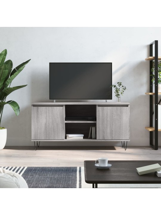TV skříňka šedá sonoma 104 x 35 x 50 cm kompozitní dřevo