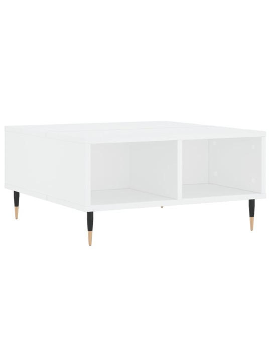 Konferenční stolek bílý 60 x 60 x 30 cm kompozitní dřevo
