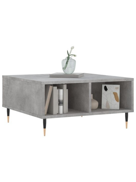 Konferenční stolek betonově šedý 60x60x30 cm kompozitní dřevo