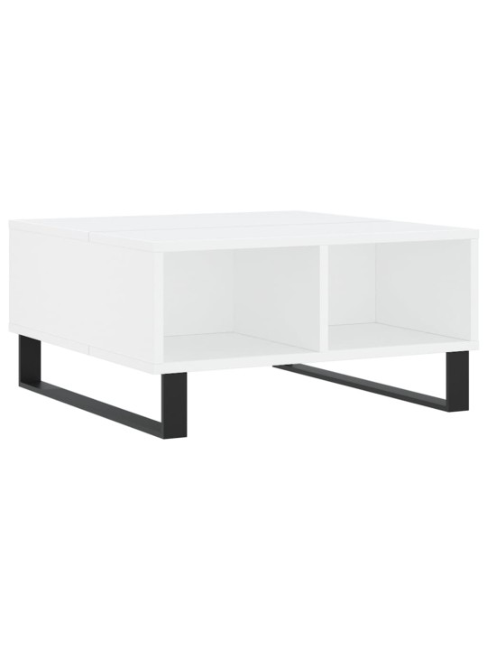Konferenční stolek bílý 60 x 60 x 30 cm kompozitní dřevo