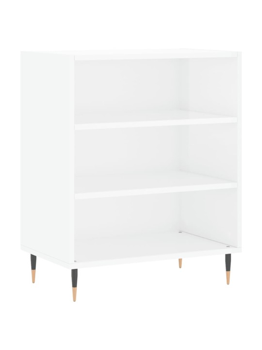 Příborník bílý s vysokým leskem 57x35x70 cm kompozitní dřevo