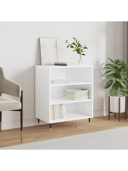 Příborník bílý s vysokým leskem 57x35x70 cm kompozitní dřevo