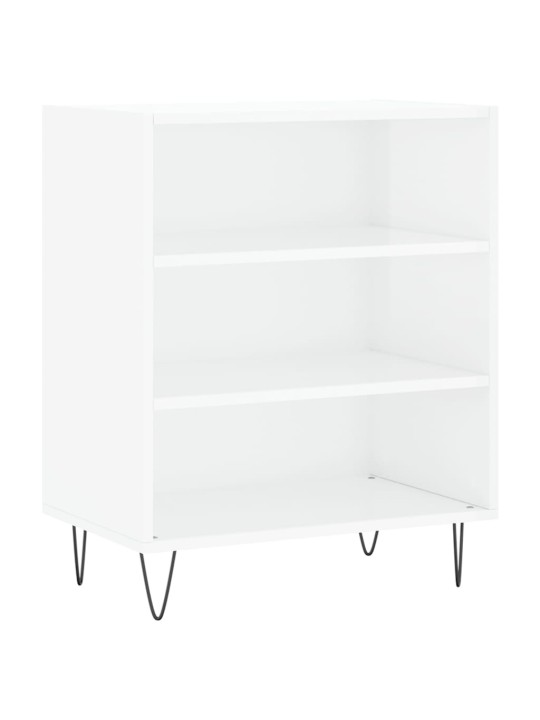 Příborník bílý s vysokým leskem 57x35x70 cm kompozitní dřevo