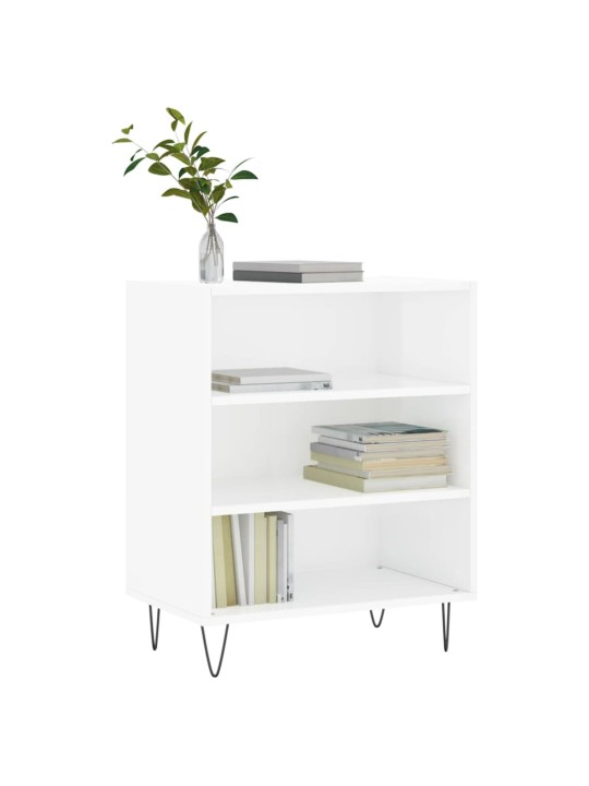 Příborník bílý s vysokým leskem 57x35x70 cm kompozitní dřevo