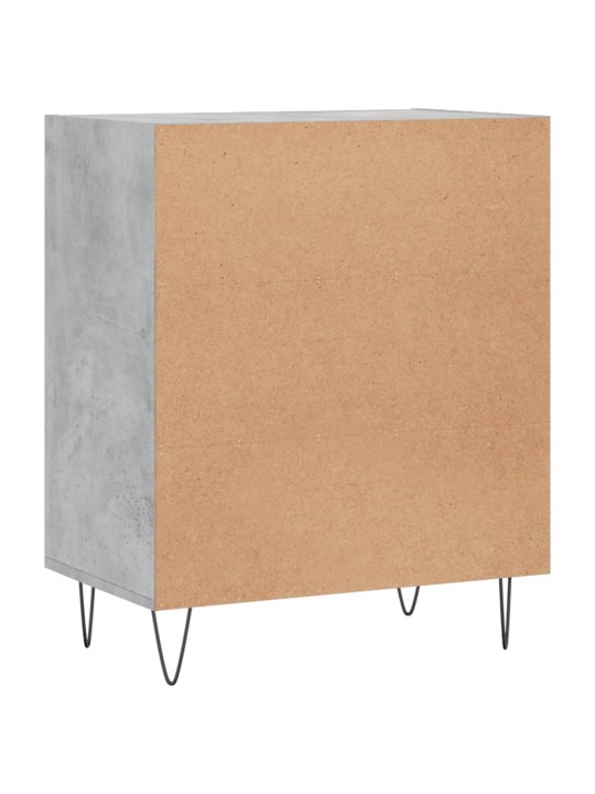 Příborník betonově šedý 57 x 35 x 70 cm kompozitní dřevo