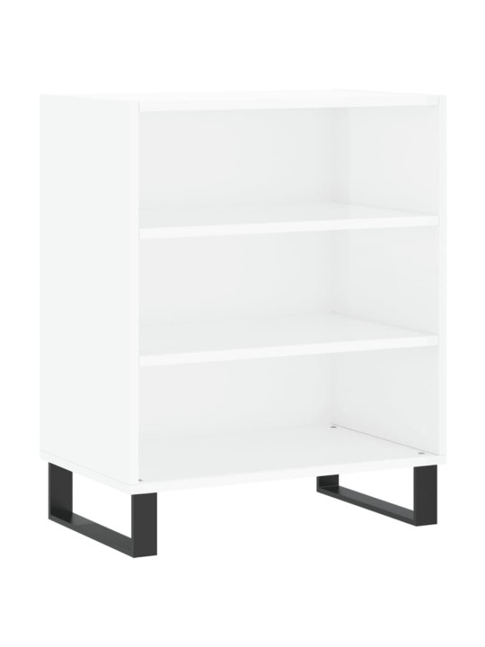 Příborník bílý s vysokým leskem 57x35x70 cm kompozitní dřevo