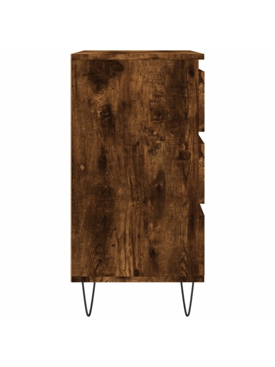 Příborník kouřový dub 60 x 35 x 70 cm kompozitní dřevo