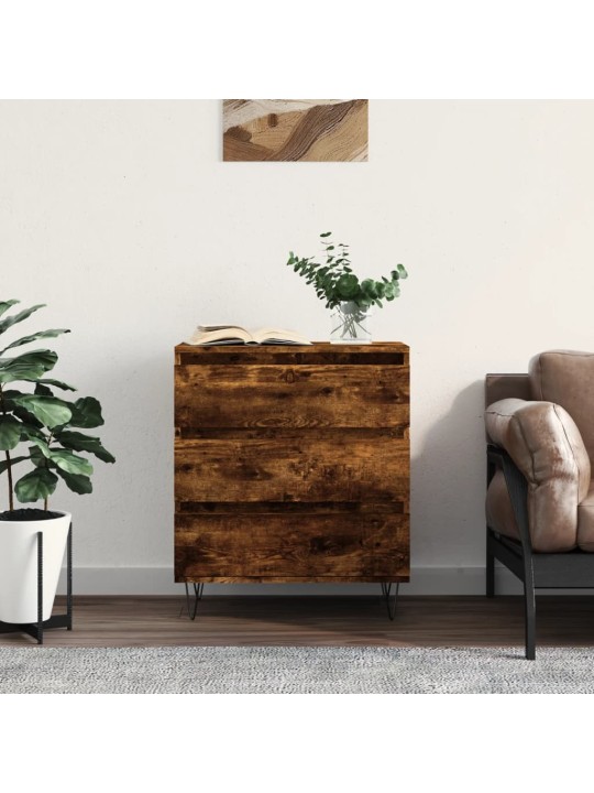 Příborník kouřový dub 60 x 35 x 70 cm kompozitní dřevo