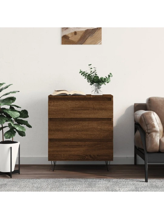 Příborník hnědý dub 60 x 35 x 70 cm kompozitní dřevo