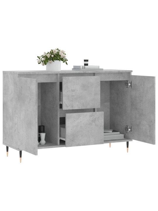Příborník betonově šedý 104 x 35 x 70 cm kompozitní dřevo