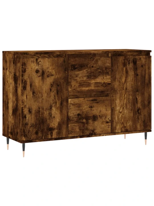 Příborník kouřový dub 104 x 35 x 70 cm kompozitní dřevo