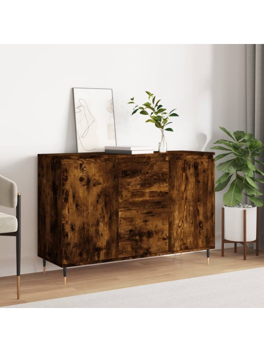 Příborník kouřový dub 104 x 35 x 70 cm kompozitní dřevo