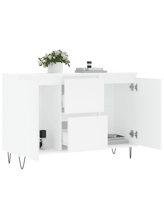 Příborník bílý 104 x 35 x 70 cm kompozitní dřevo