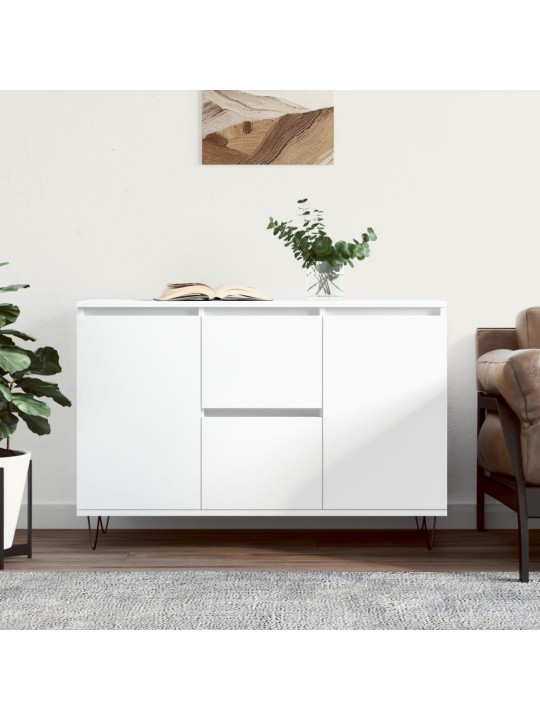 Příborník bílý 104 x 35 x 70 cm kompozitní dřevo
