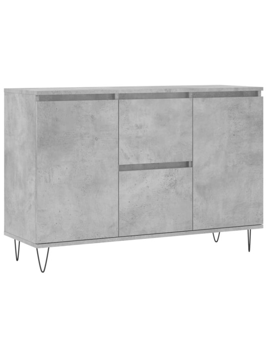 Příborník betonově šedý 104 x 35 x 70 cm kompozitní dřevo