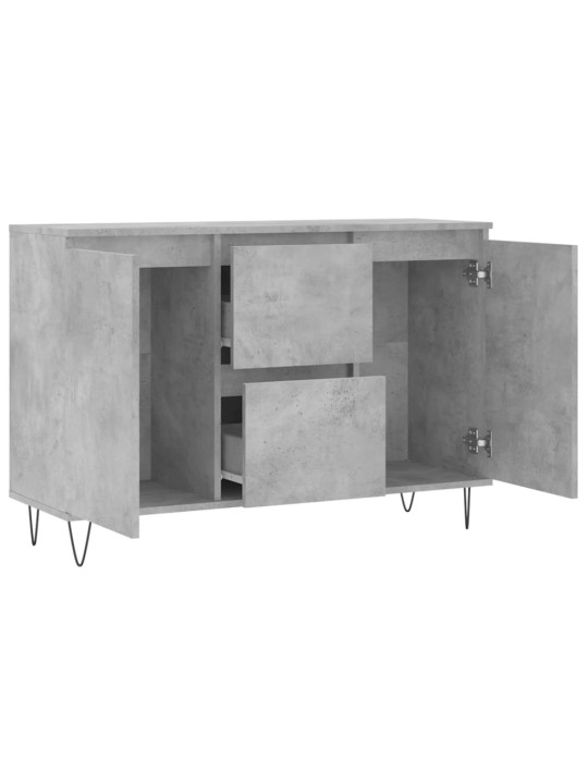 Příborník betonově šedý 104 x 35 x 70 cm kompozitní dřevo