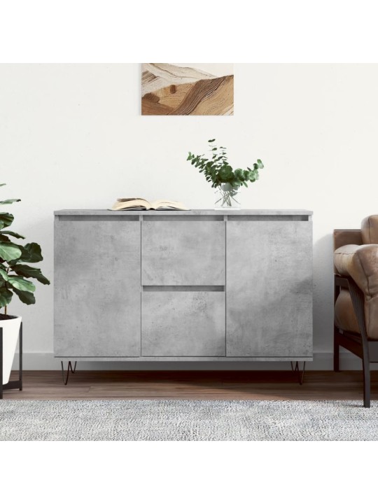 Příborník betonově šedý 104 x 35 x 70 cm kompozitní dřevo