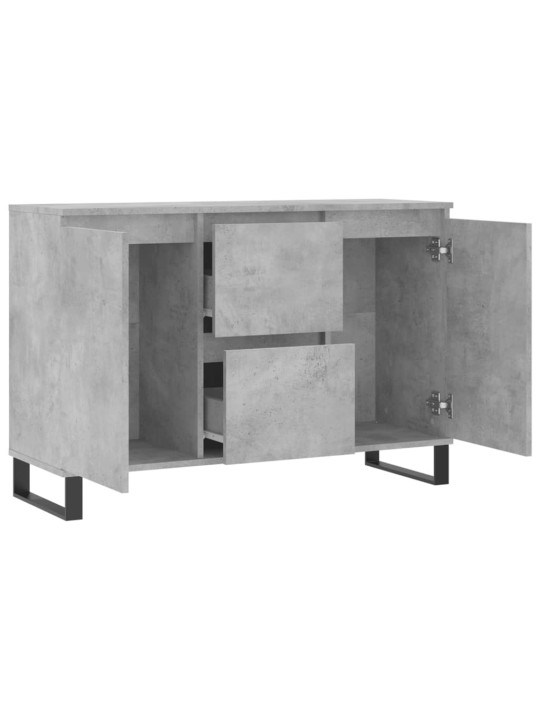 Příborník betonově šedý 104 x 35 x 70 cm kompozitní dřevo