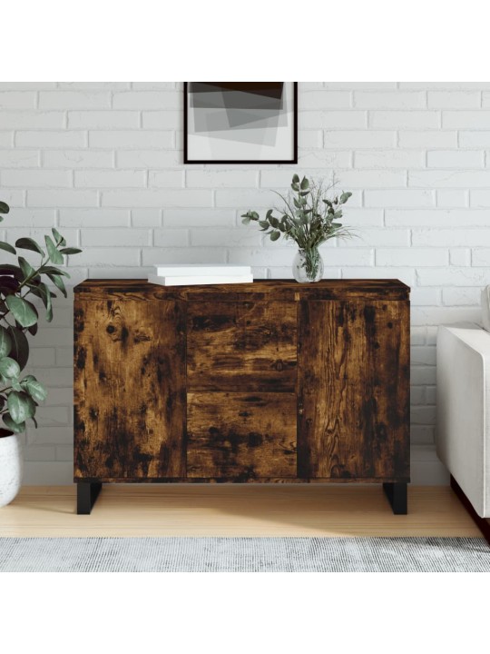Příborník kouřový dub 104 x 35 x 70 cm kompozitní dřevo