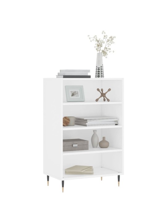 Skříň highboard bílá 57 x 35 x 90 cm kompozitní dřevo