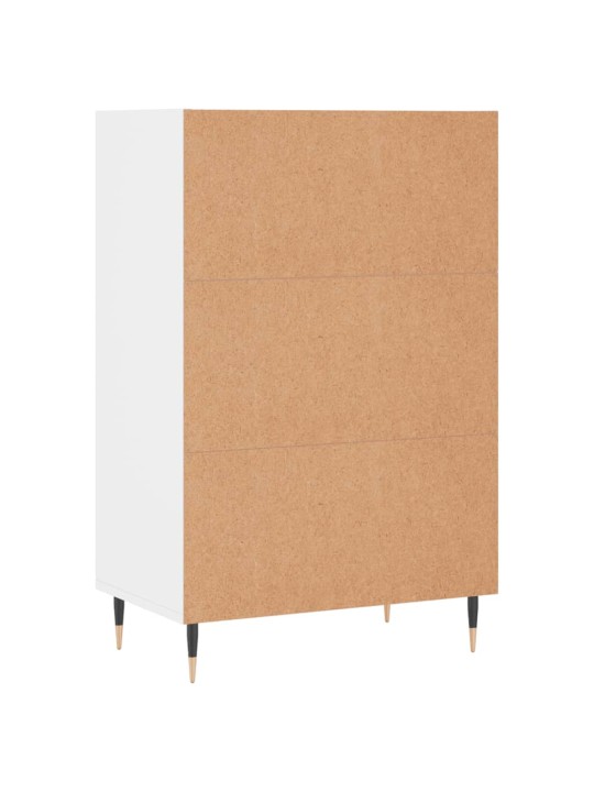 Skříň highboard bílá 57 x 35 x 90 cm kompozitní dřevo