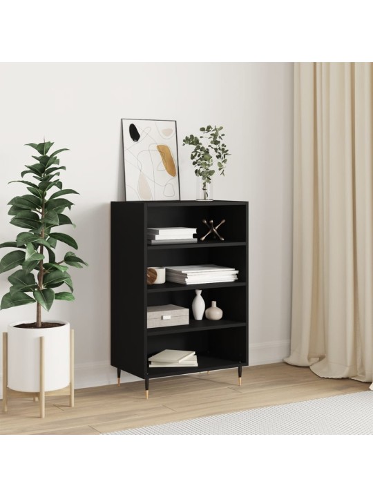 Skříň highboard černá 57 x 35 x 90 cm kompozitní dřevo