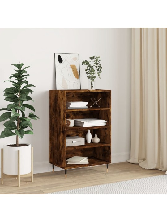 Skříň highboard kouřový dub 57 x 35 x 90 cm kompozitní dřevo
