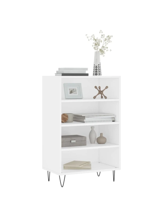 Skříň highboard bílá 57 x 35 x 90 cm kompozitní dřevo