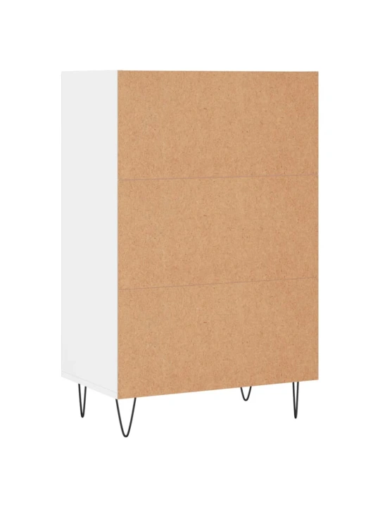 Skříň highboard bílá 57 x 35 x 90 cm kompozitní dřevo