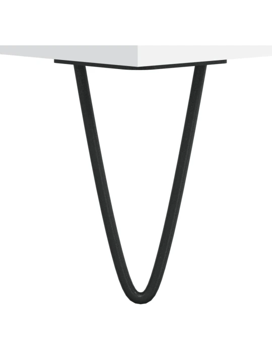 Skříň highboard bílá 57 x 35 x 90 cm kompozitní dřevo