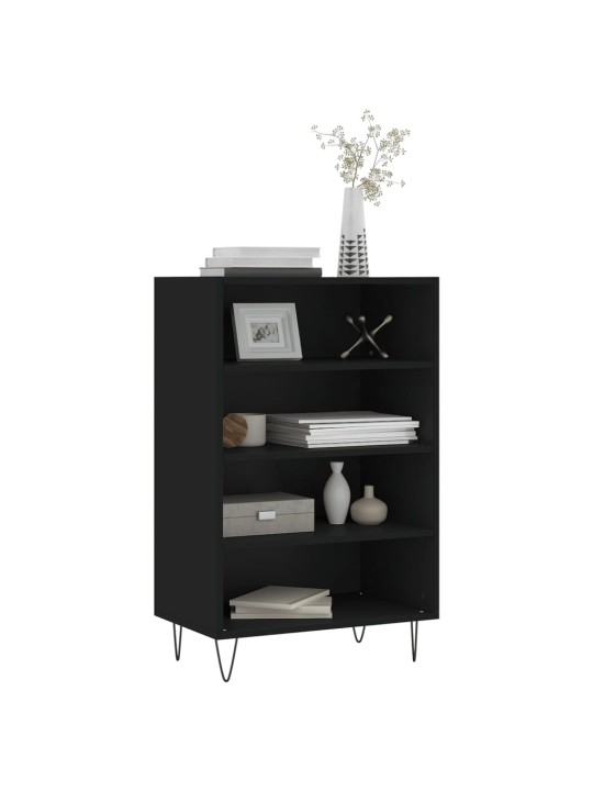 Skříň highboard černá 57 x 35 x 90 cm kompozitní dřevo