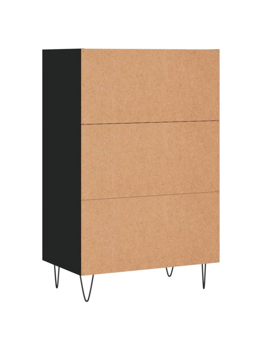 Skříň highboard černá 57 x 35 x 90 cm kompozitní dřevo