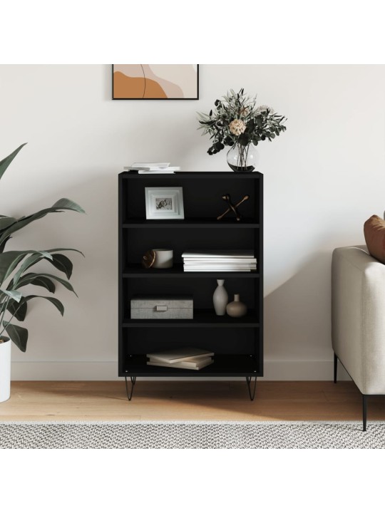 Skříň highboard černá 57 x 35 x 90 cm kompozitní dřevo