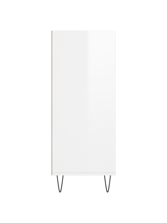 Skříň highboard bílá s vysokým leskem 57 x 35 x 90 cm kompozit