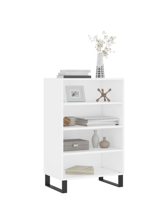 Skříň highboard bílá 57 x 35 x 90 cm kompozitní dřevo