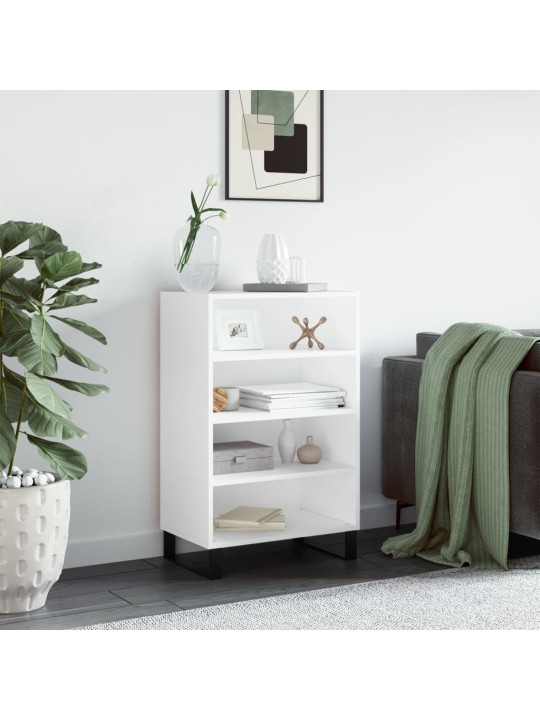 Skříň highboard bílá 57 x 35 x 90 cm kompozitní dřevo