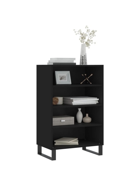 Skříň highboard černá 57 x 35 x 90 cm kompozitní dřevo