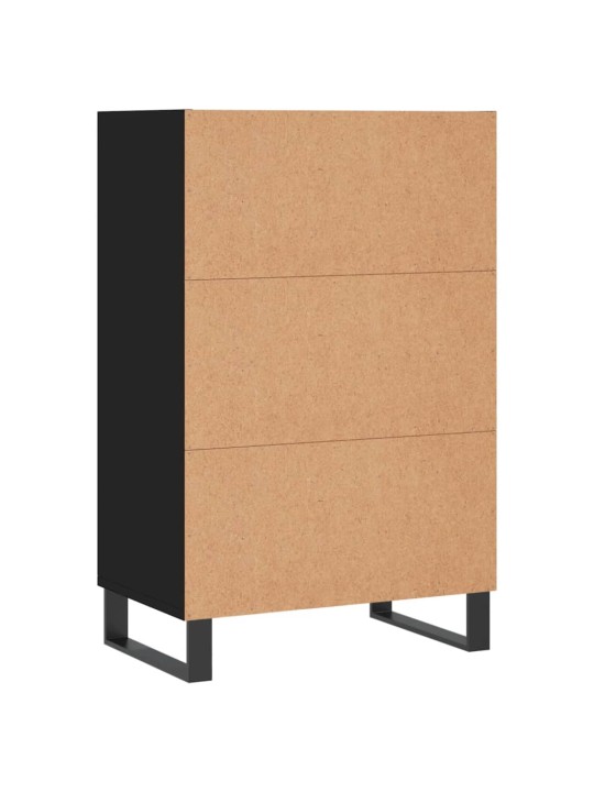 Skříň highboard černá 57 x 35 x 90 cm kompozitní dřevo