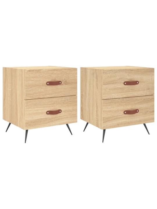 Noční stolky 2 ks dub sonoma 40 x 35 x 47,5 cm kompozitní dřevo
