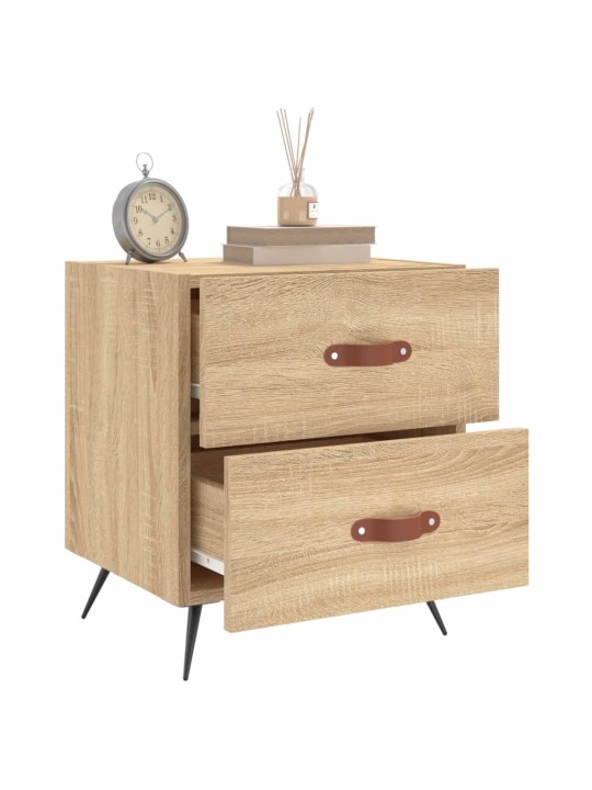 Noční stolky 2 ks dub sonoma 40 x 35 x 47,5 cm kompozitní dřevo