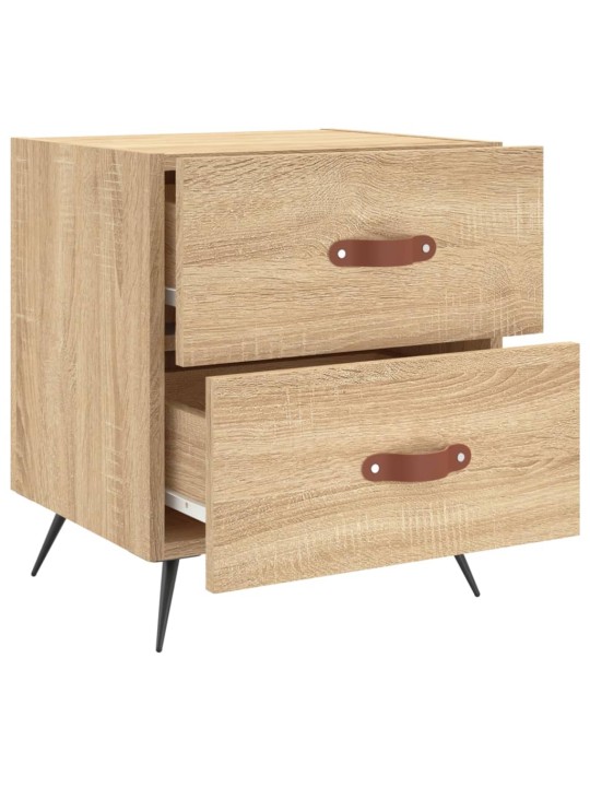 Noční stolky 2 ks dub sonoma 40 x 35 x 47,5 cm kompozitní dřevo