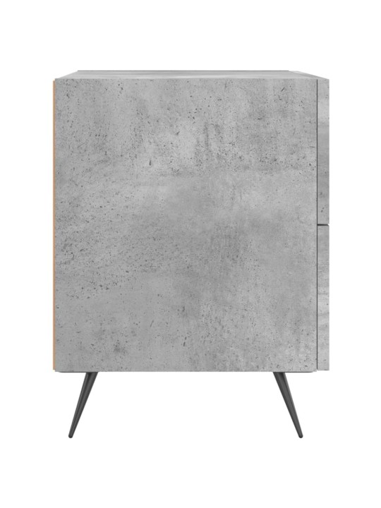 Noční stolek betonově šedý 40 x 35 x 47,5 cm kompozitní dřevo