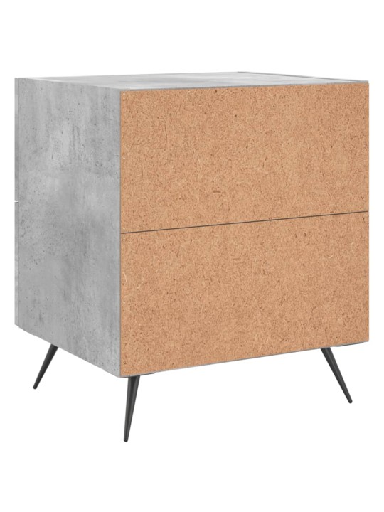 Noční stolky 2 ks betonově šedé 40x35x47,5 cm kompozitní dřevo
