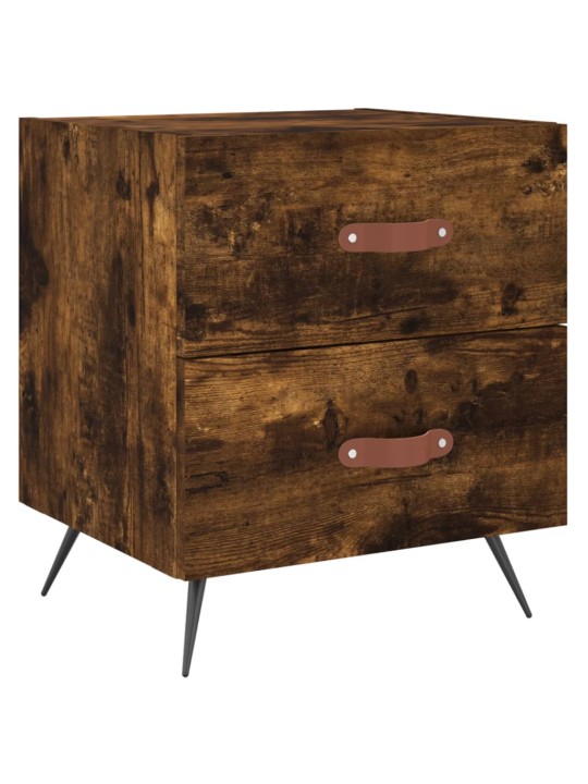 Noční stolky 2 ks kouřový dub 40x35x47,5 cm kompozitní dřevo