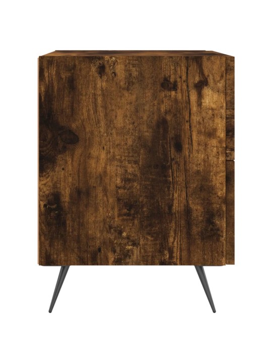 Noční stolky 2 ks kouřový dub 40x35x47,5 cm kompozitní dřevo