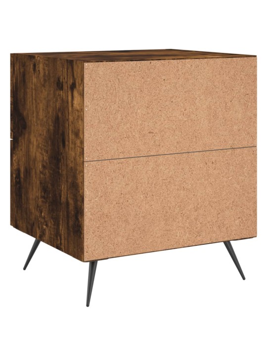 Noční stolky 2 ks kouřový dub 40x35x47,5 cm kompozitní dřevo