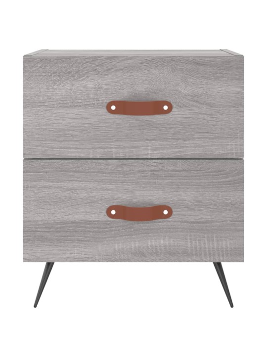 Noční stolky 2 ks šedé sonoma 40x35x47,5 cm kompozitní dřevo