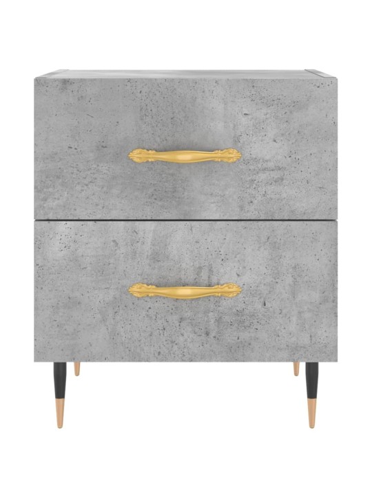 Noční stolky 2 ks betonově šedé 40x35x47,5 cm kompozitní dřevo